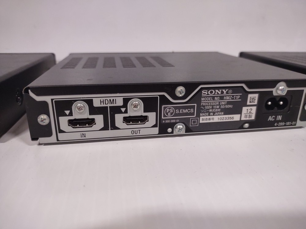 Bundle 3 Sony HMZ-T1 3D Viewer Processor Only