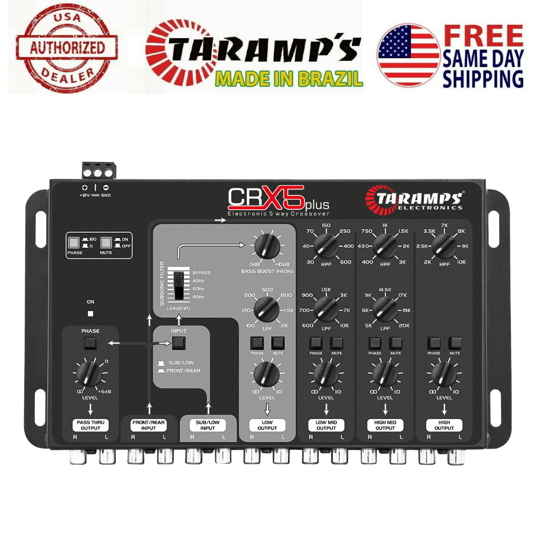TARAMPS CRX 5 PLUS CROSSOVER - USA DEALER - SAME DAY SHIPPING