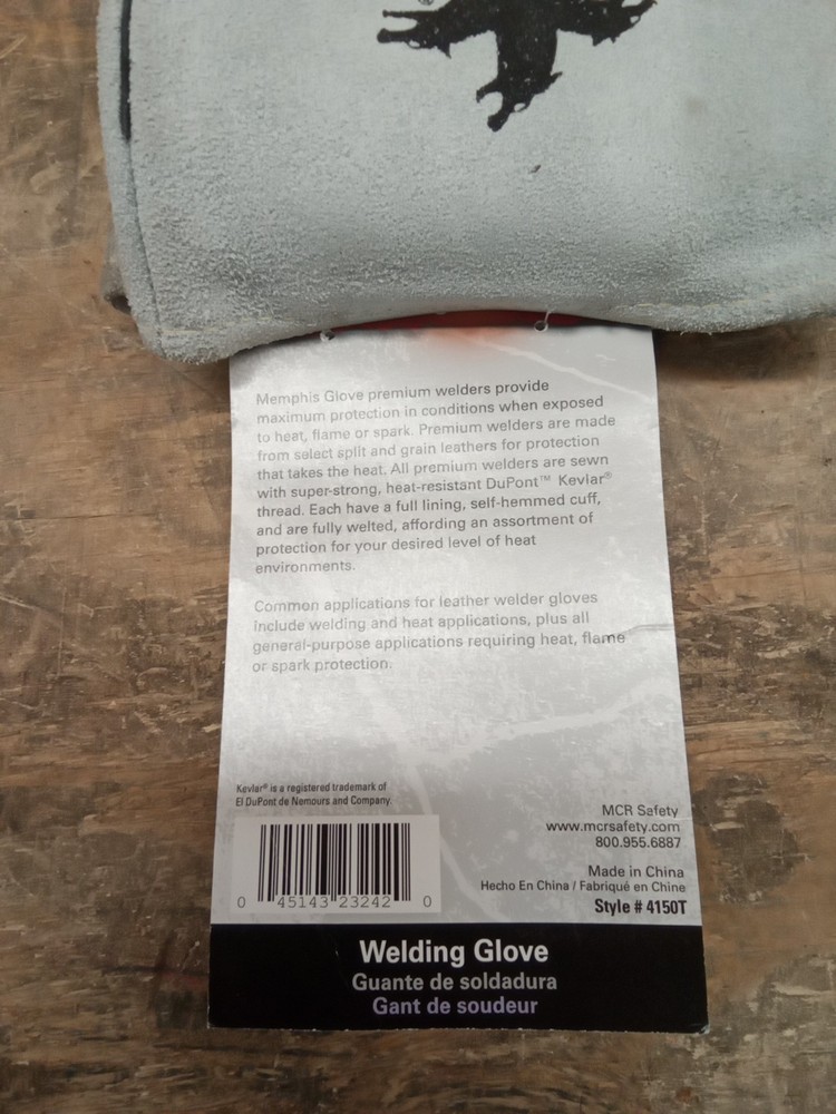 Memphis Welding Gloves 4150T Large