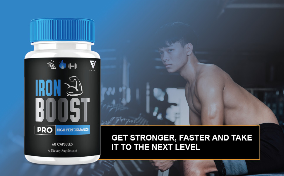 (5 Pack) Iron Boost Pro High Performance Supplement, IronBoost (300 Capsules)