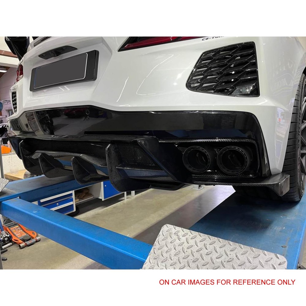 雪佛兰 Corvette C8 2020 - 2025 碳纤维打印后扩散器
