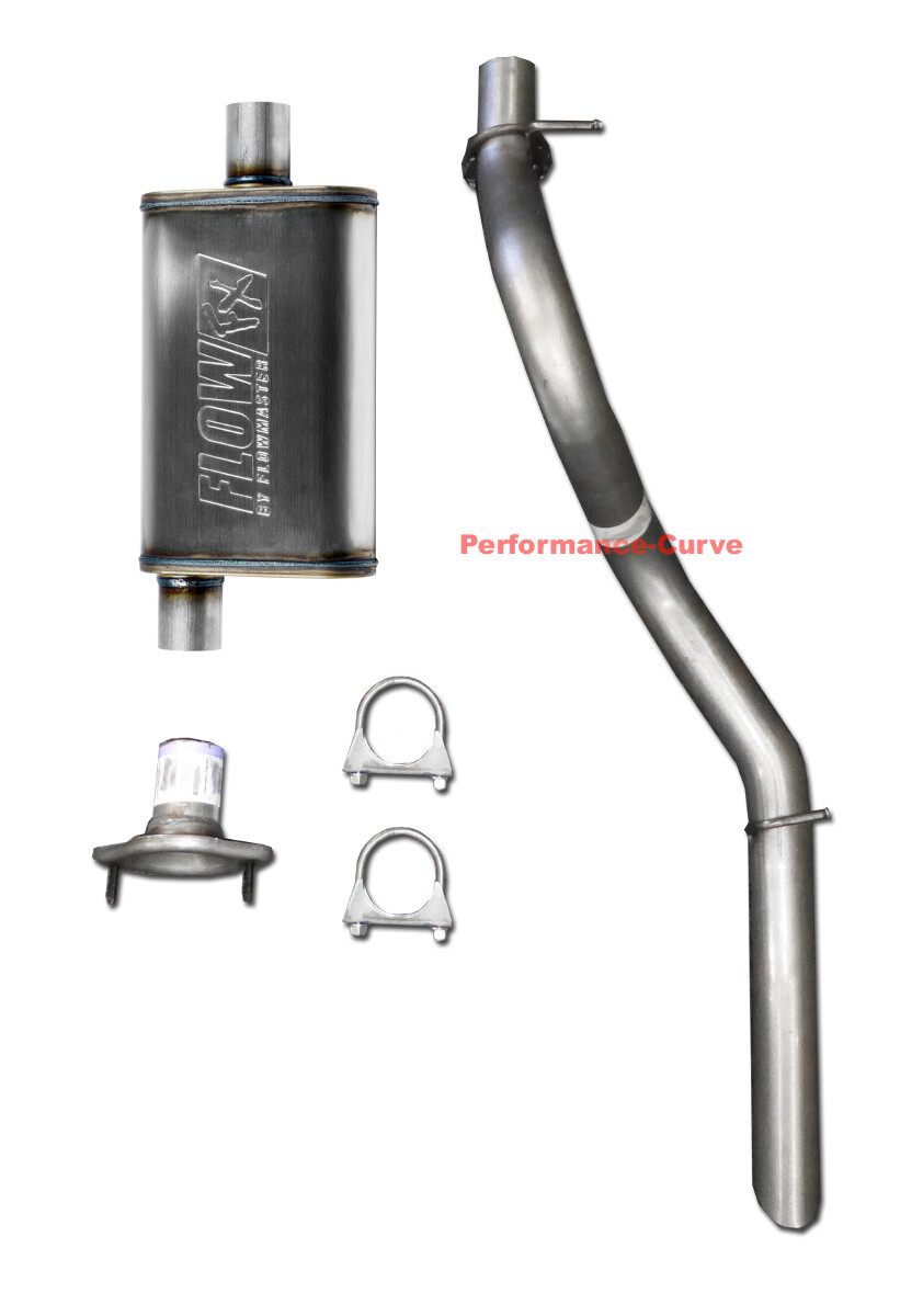 01 - 06 Jeep Wrangler Exhaust w/ Flowmaster FlowFX Muffler