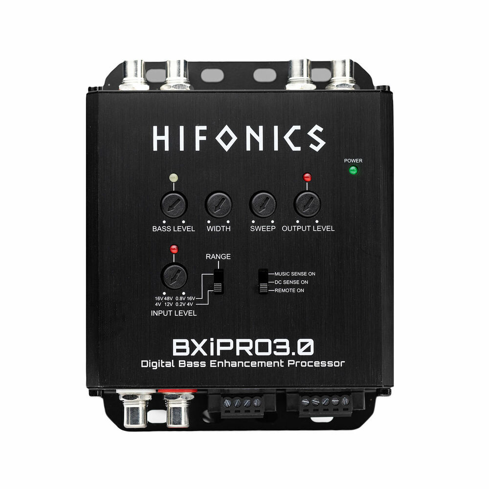 Hifonics BXIPRO3.0 Bass Enhancer Processor w/ Remote Control