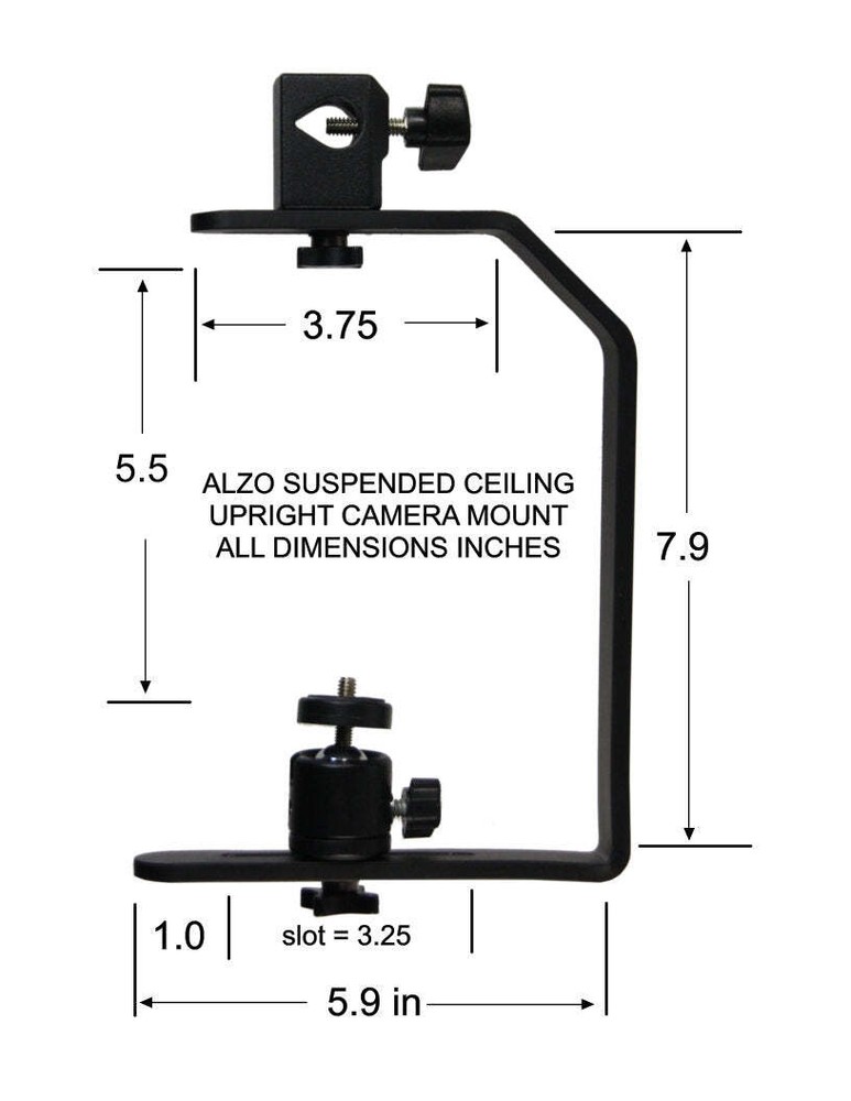 ALZO Upright Camera Ceiling Mount without Fastener