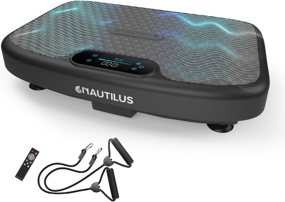 Vibration Plate Exercise Machine for Lymphatic Drainage, Muscle Activation, Full