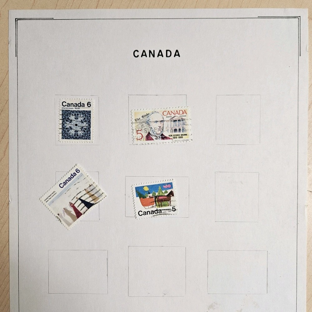 Canada Stamps (4) Collection
