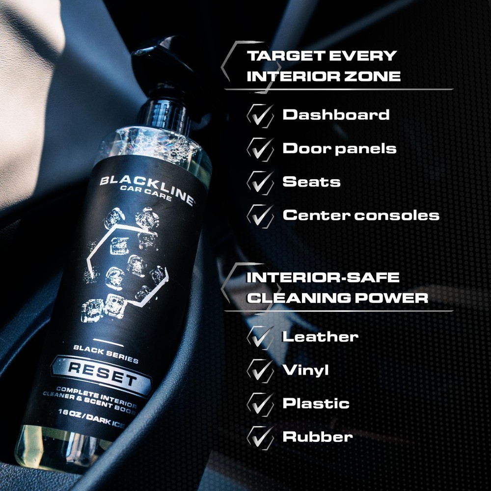 Blackline Luxury Scented Interior Cleaner Reset Deep Cleans & Deodorizes All ...