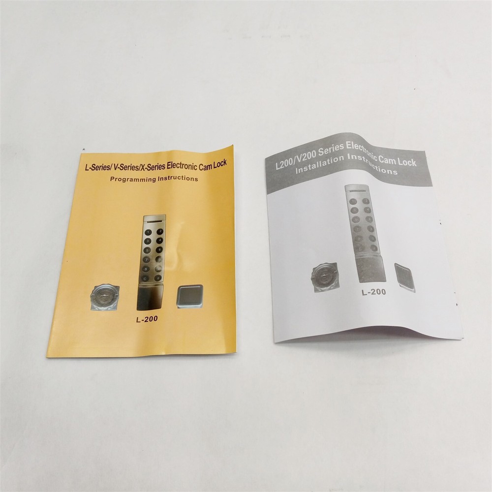 DigitLocks L-200 Silver Digital Electronic Programmable Cam Cabinet Lock New