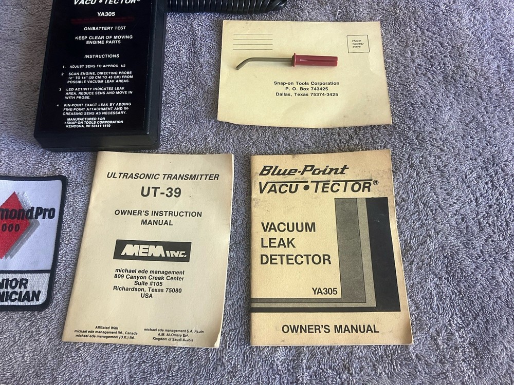 Blue Point Vacutector YA305 Vacuum Detector