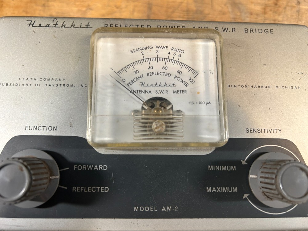 Heathkit Model AM-2 Reflected Power / SWR Bridge--untested