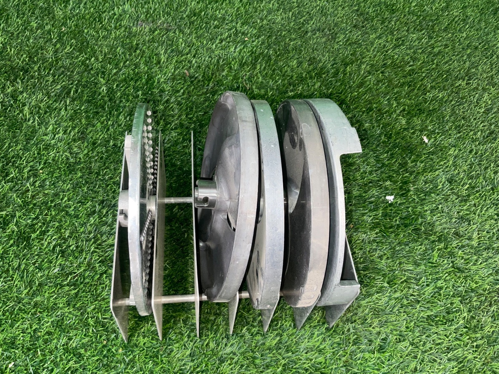 Mannhart Blade Dice Slicer Lot of 5 W Tray Genuine OEM Replacement Part 1995 2A