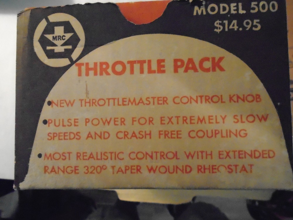 MRC MODEL 500 THROTTLE PACK WITH PULSE FEATURE HO