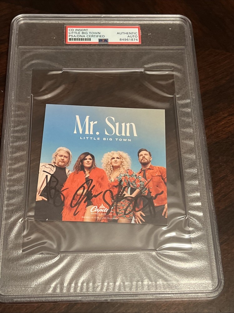 Little Big Town Signed CD Insert PSA!!