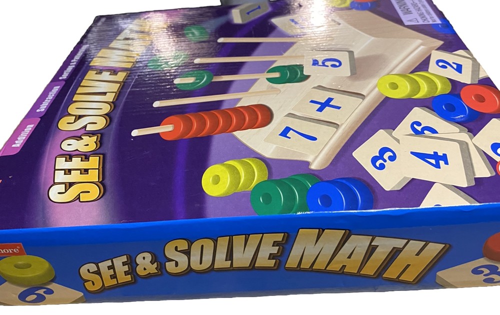 Math Learning Game See and Solve Math By Lakeshore Wooden Educational
