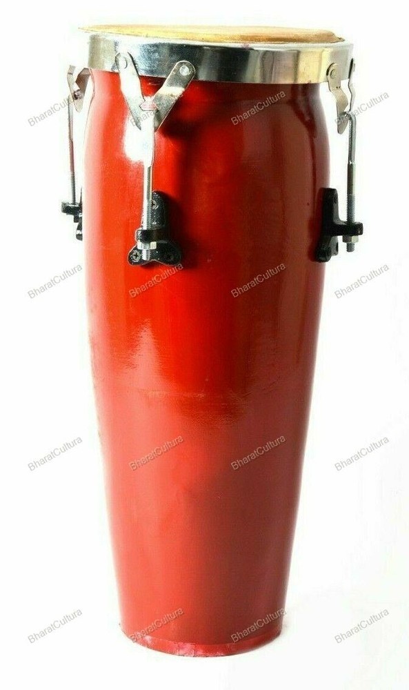 Fibre Congo With Stand Drum Instrument Percussion