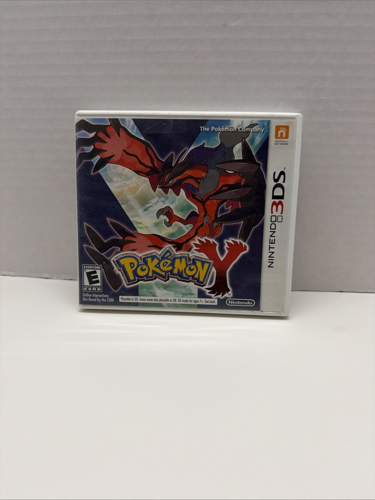 Pokemon Y Version Nintendo 3DS Authentic Case ONLY - NO GAME