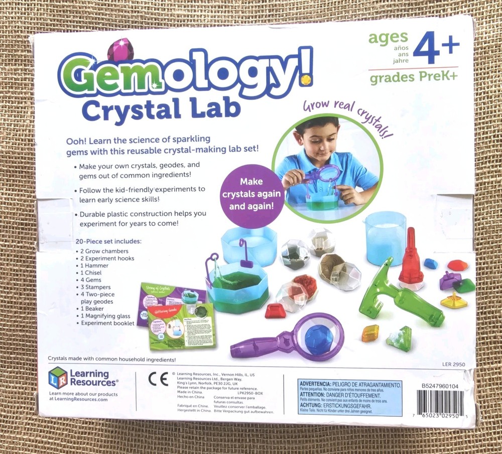 Learning Resources Gemology Crystal Lab Science Kit
