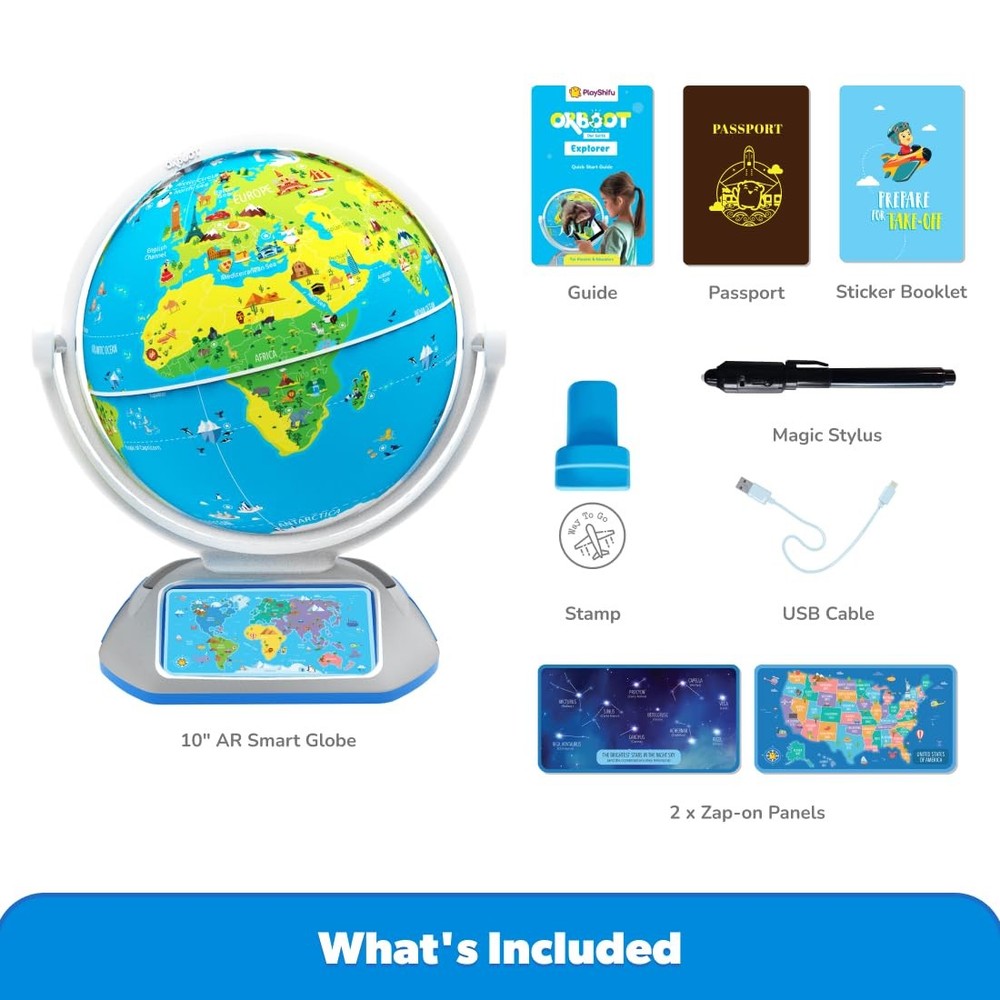Interactive Globe for Kids – Earth Explorer: Tech Powered