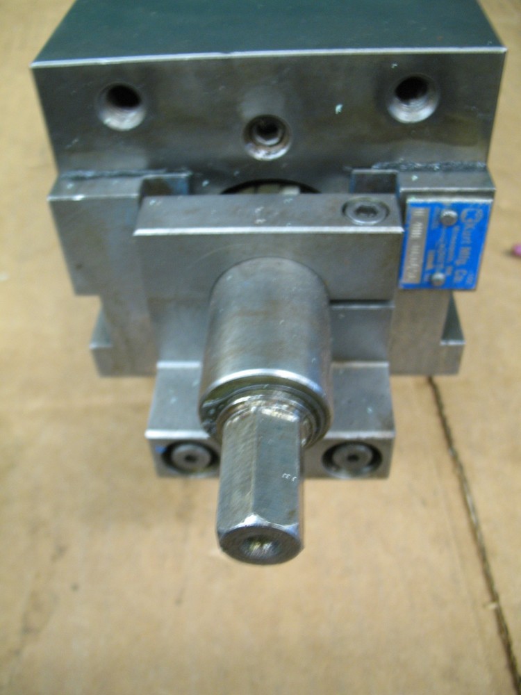 KURT DL400 DOUBLE LOCK MACHINE VISE W/HANDLE ***CLEANED PAINTED GREASED***