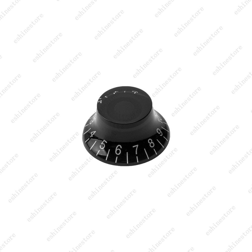4 Pcs Black LP Guitar Speed Knobs Top Hat Bell Knobs For SG Les Paul US SHIPPING