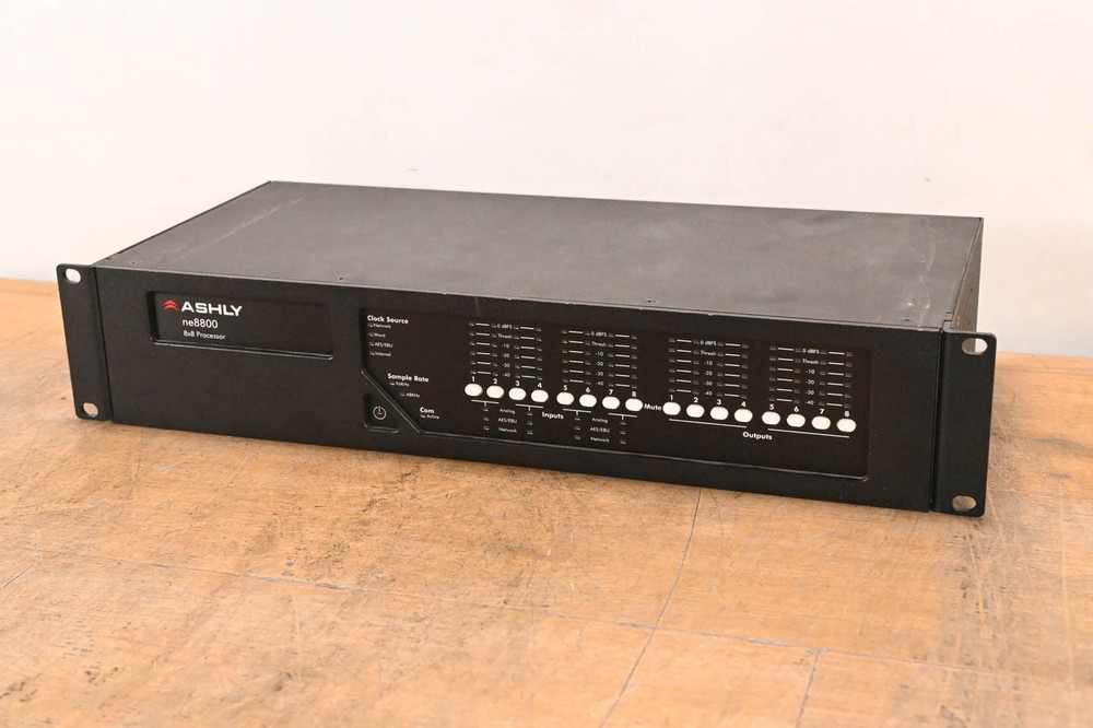 Ashly ne8800 8x8 Network Audio Processor CG01U4Y