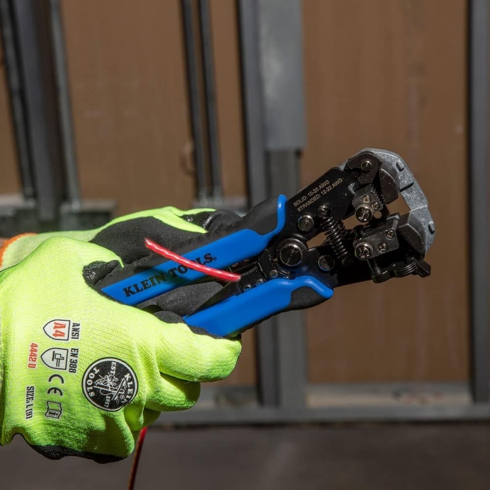 Professional Self-Adjusting Wire Cutter for 10-20 AWG Solid and Stranded Wire