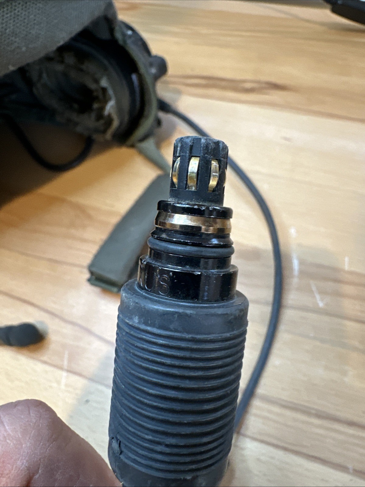 USED CVC TANKER CREWMAN HELMET TACTICAL HEADSET LINER BOSE COMMS BOOM MIC LARGE