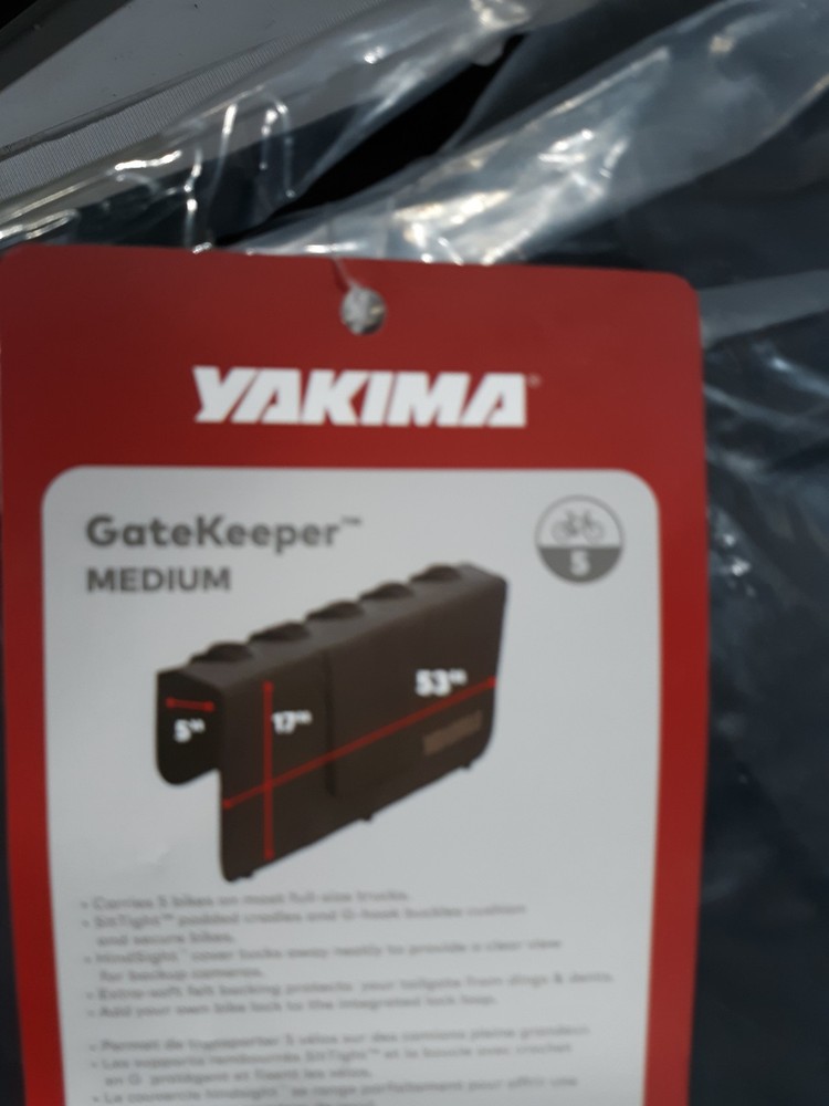 Yakima GateKeeper Medium Tailgate Pad for 5 Bikes - Black