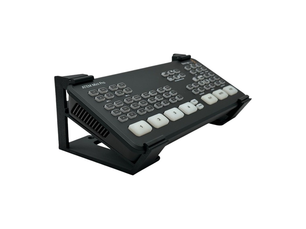 Angle Riser Stand for Blackmagic ATEM Mini, Slip On Design, DeckSaver Compatible