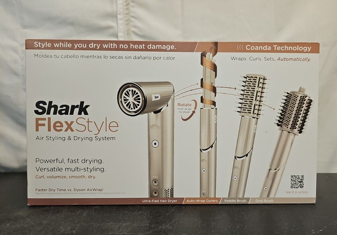Shark HD430 FlexStyle Air Styling Drying Powerful Hair Blow System Stone NEW