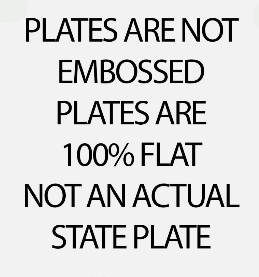 New York Blue Custom State License Plate Personalized 12"x6" Size