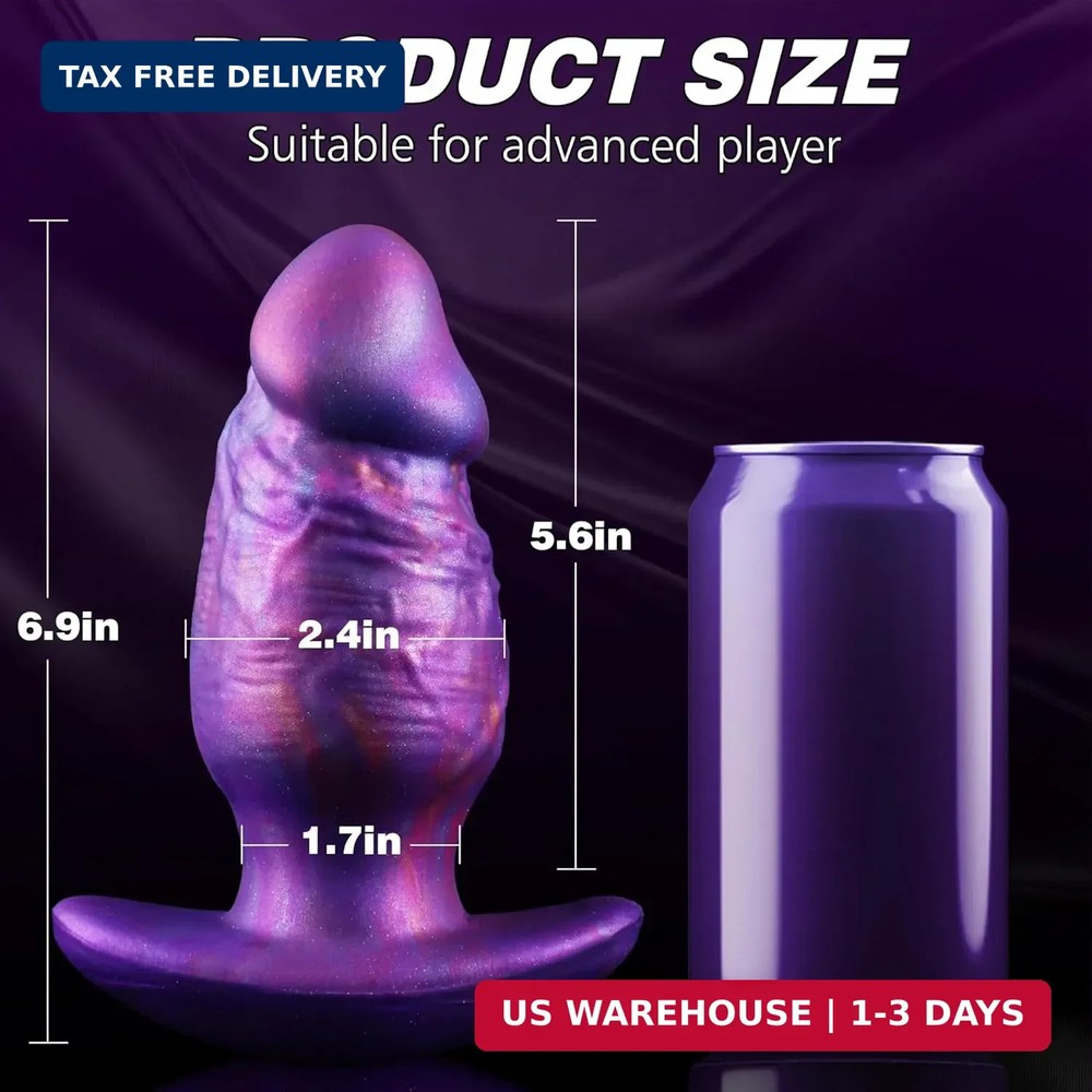 Vibrating Butt Plug Large ButtPlug - 6.7" Vibrating Anal Plug Prostate Massage A