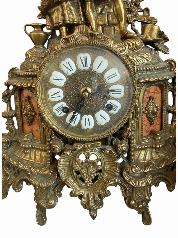 Franz Hermle Brass Clock