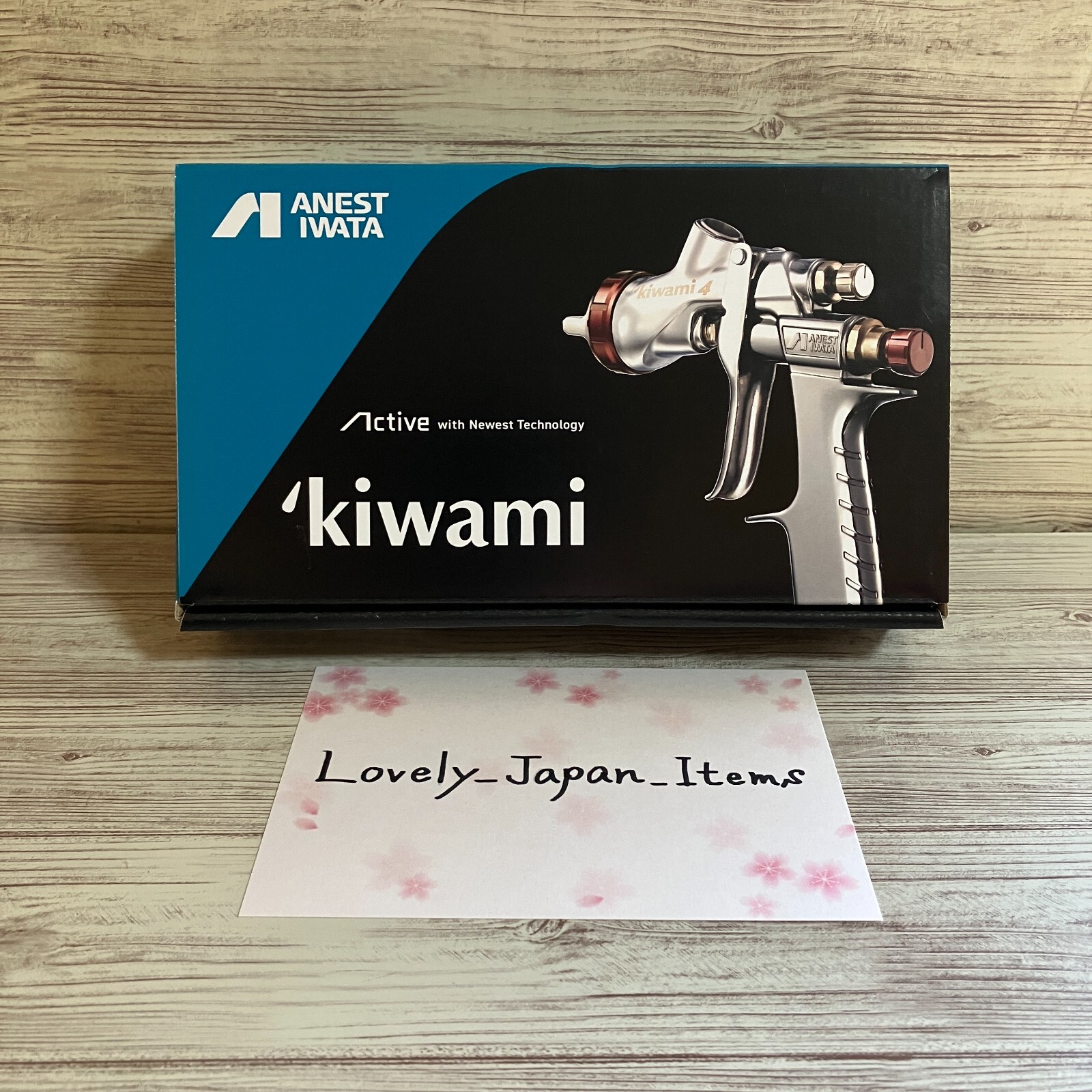 ANEST IWATA KIWAMI4-V13WBX 1.3mm Gravity Feed Spray Gun no cup W-400WBX-132G NEW