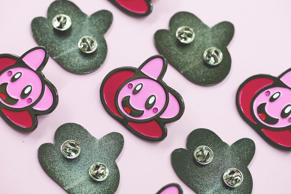 Kirby Custom Enamel Pin Nintendo