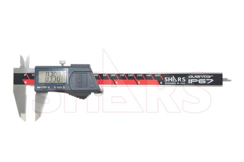SHARS Aventor 6" /150mm IP67 Electronic Digital Caliper DIN862 .0005" NEW P]