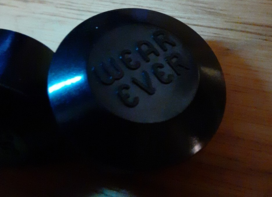 Wearever Replacement Knobs 3mm Rivet Knob 3 Piece Set Black