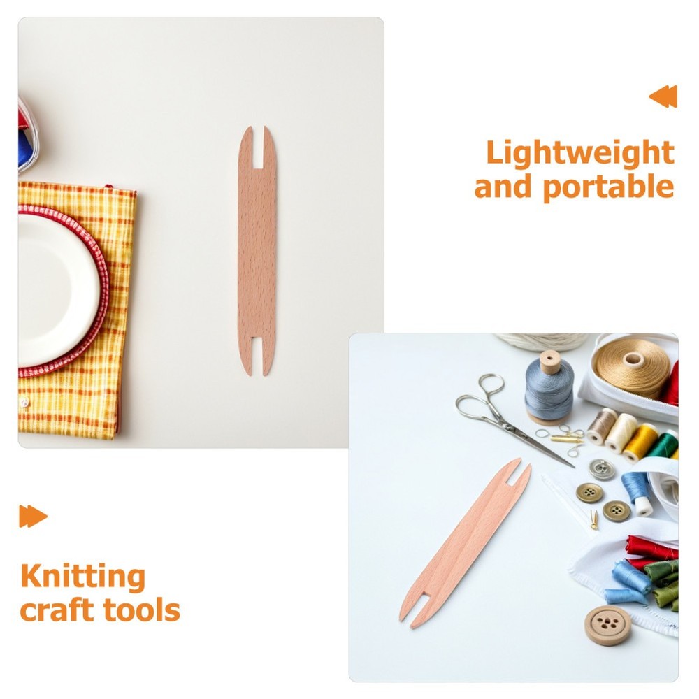 4 PCS Knitting Tools and Accessories Crochet Shuttle DIY Weaving