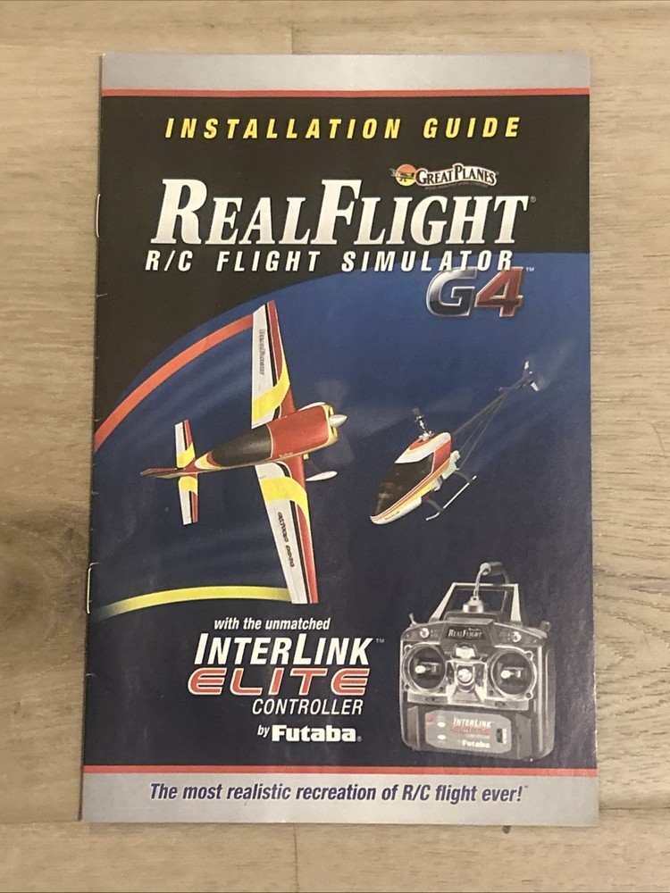 Real flight RC flight simulator G4 manual