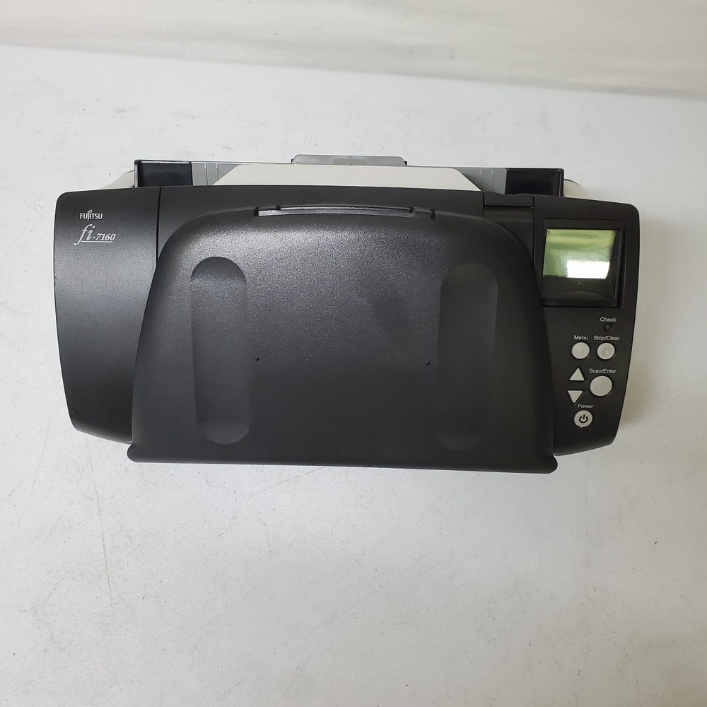 Fujitsu fi-7160 Color Document Scanner Duplex 17.1K Pgs NO ADAPTER MISSING INPUT