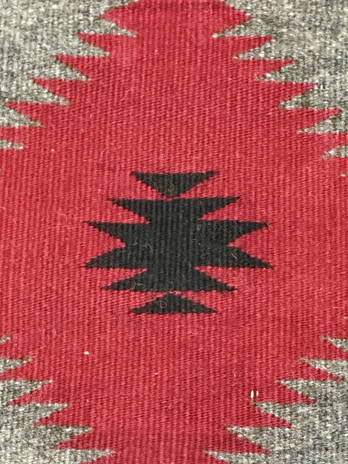 Large Near Mint Red Ganado Navajo Rug 75" x 45" #759