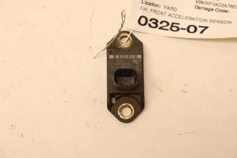 2010-2016 PORSCHE PANAMERA FRONT RIGHT ACCELERATION SPEED SENSOR MODULE OEM