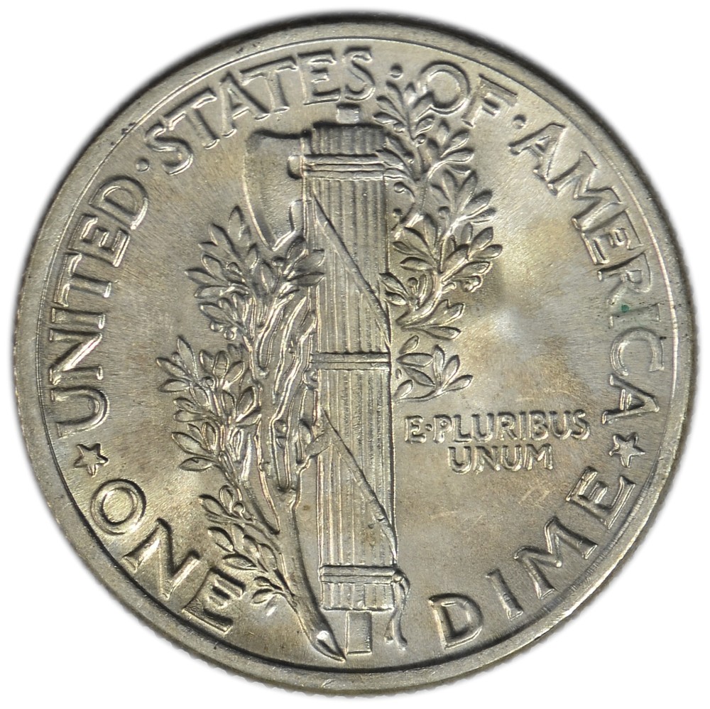 1940 10C BU Silver Mercury Dime
