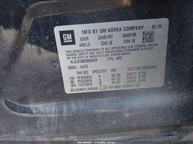 Used Blind Spot Detection System Warning Control Module fits: 2016 Buick Encore