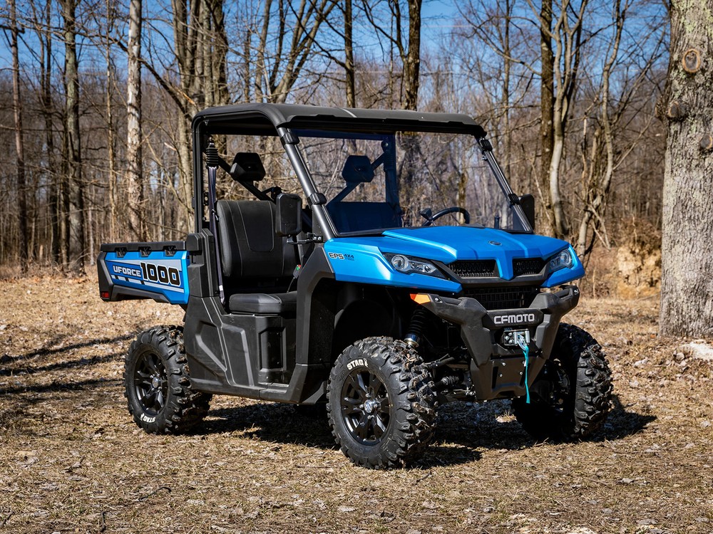 SuperATV Clear Scratch Resistant Full Windshield for CFMOTO UForce 1000