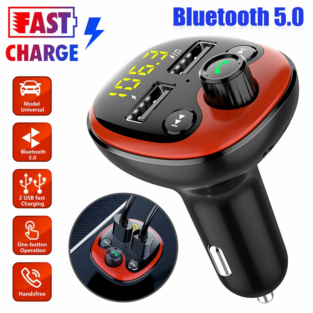 Bluetooth FM Transmitter MP3 Player for CAR Adapter Kit USB Charger Wireless