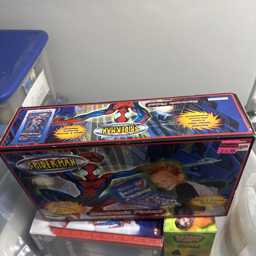 Spider-man Electronic Tabletop Pinball Game 2003