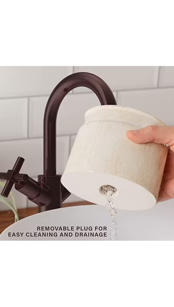 Creative Scents Rustic Luxe 4 Piece Bathroom Accessories Set