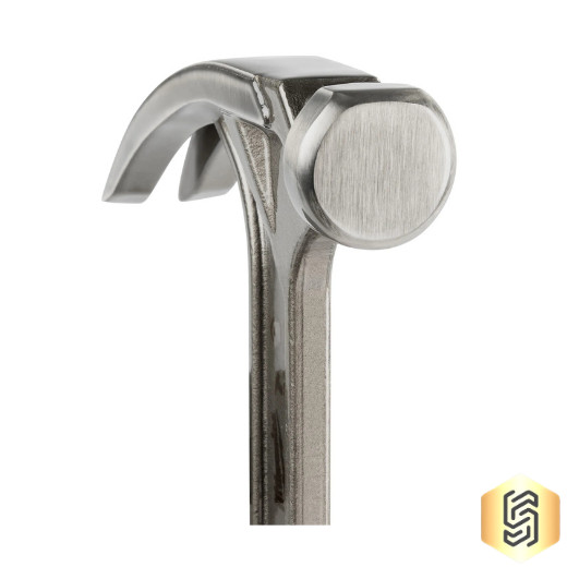 Milwaukee 48-22-9019 12oz Smooth Face Hybrid Claw Finish Hammer