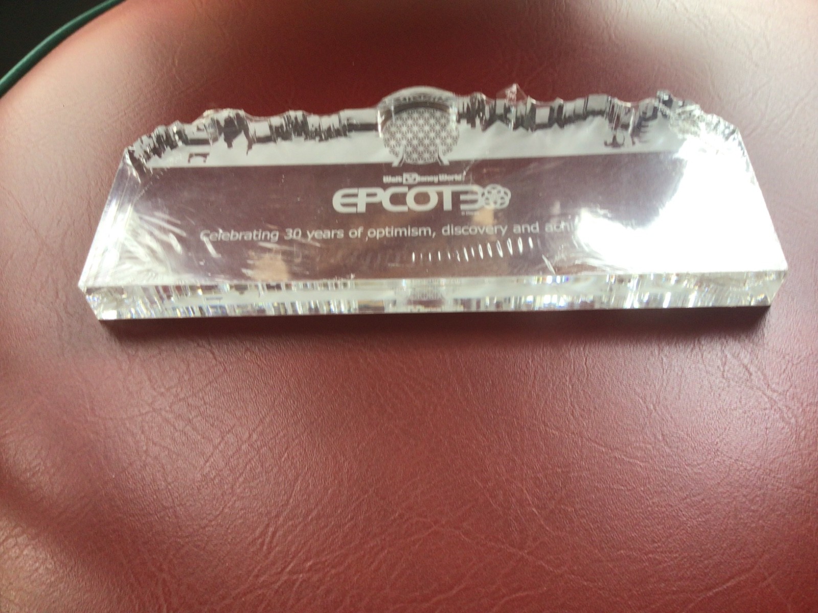 Disney Parks Epcot 30th Anniversary Display Sign prop.